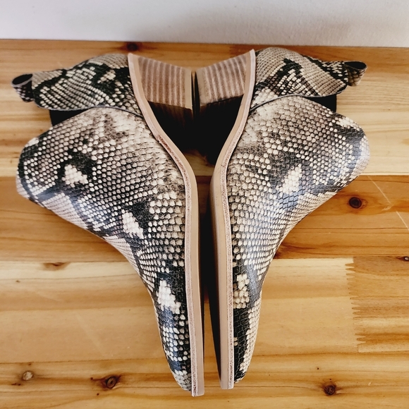 NWOB Dolce Vita Sonni Ankle Booties Womens 8 Brown Snakeskin Boots Shoes $ - Picture 6 of 10